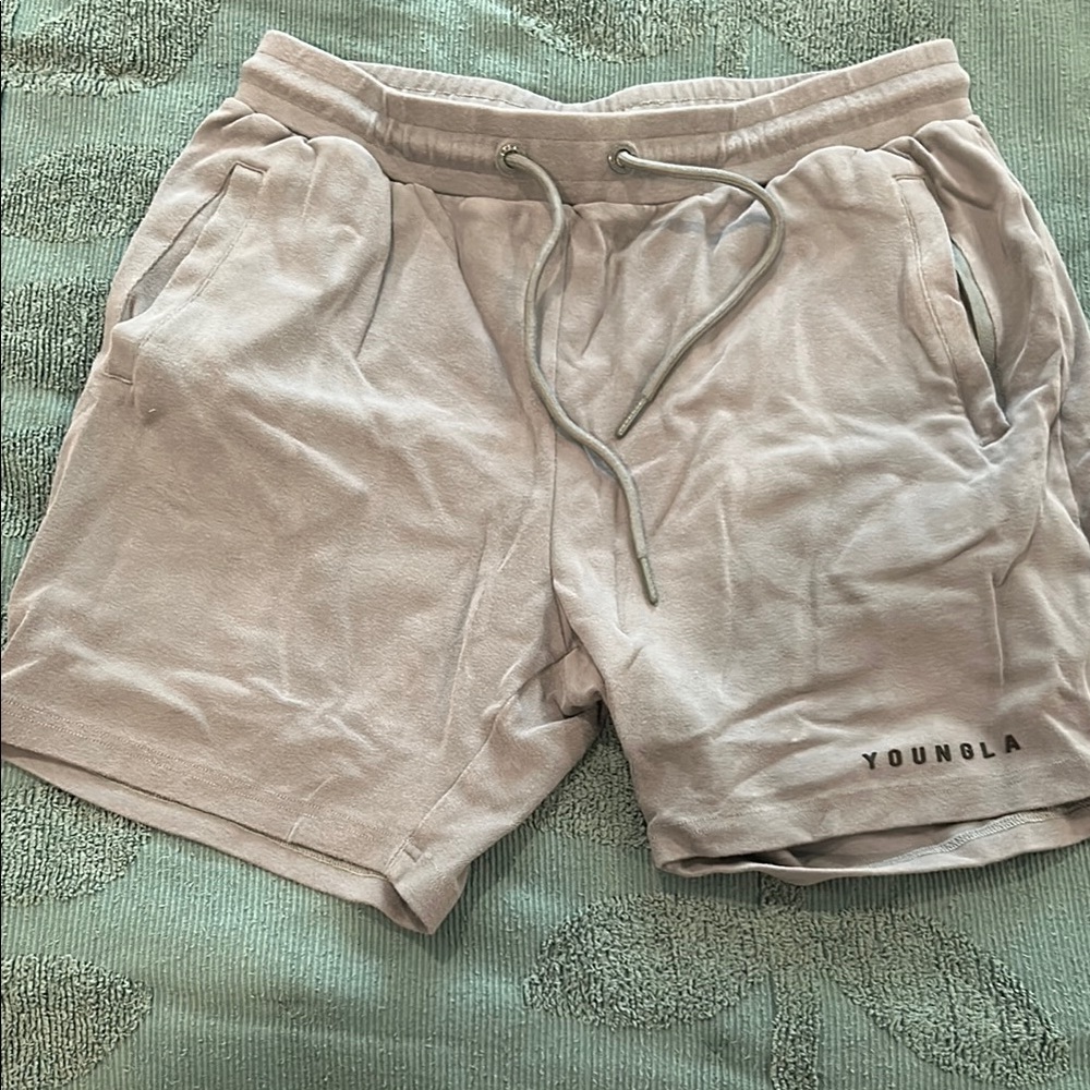 YoungLA Men's Light Gray The Perfect Shorts XL